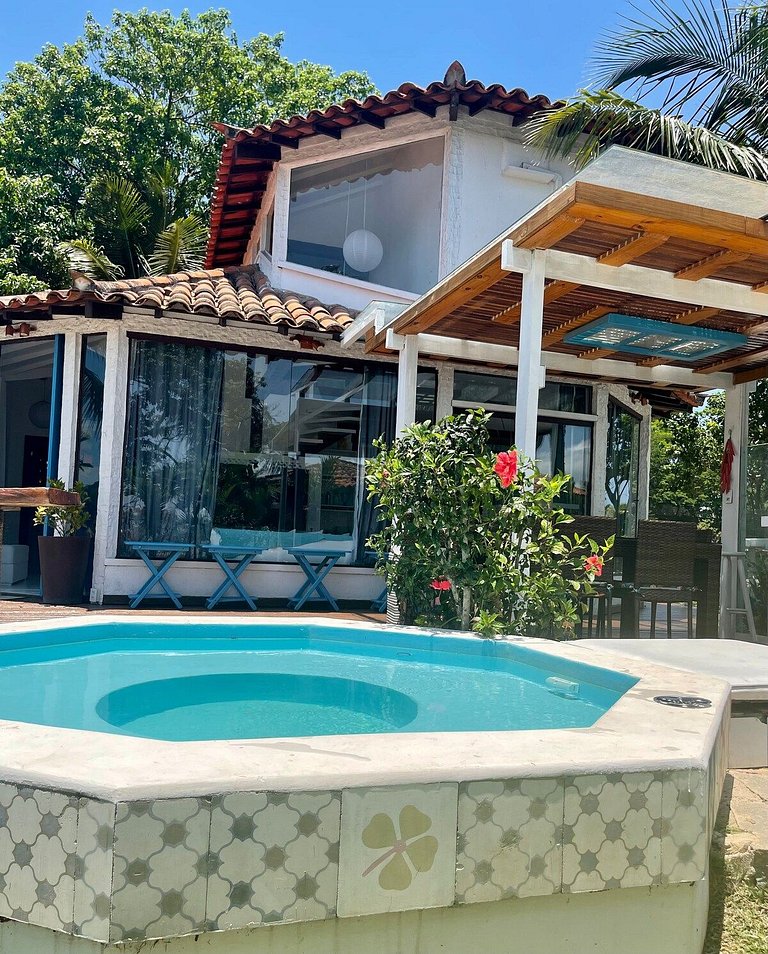 Casa Delfi, Hermosa vista, Jacuzzi e Praia , Buzios