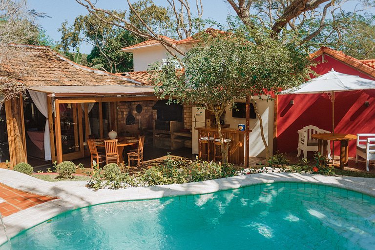 Casa Carmel, Encanto, Naturaleza, piscina en Búzios/RJ